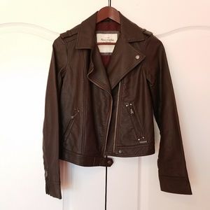 Abercrombie Faux Leather Jacket